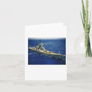 Schlachtschiff USS New Jersey Karte