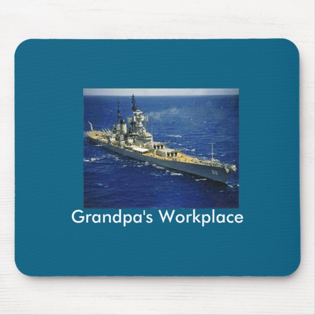 Schlachtschiff USS New Jersey Mousepad (Vorne)