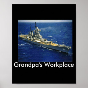 Schlachtschiff USS New Jersey Poster