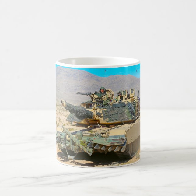 SCHLACHTTANK - Abrams M1 Kaffeetasse (Mittel)