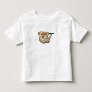Schlacke am Cricket mit Cricket-Schläger Kleinkind T-shirt