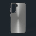 Schlackige Imitate aus metallischem Silber, rostfr Samsung Galaxy Hülle<br><div class="desc">Es hat ein elegantes,  schlankes,  Imitat metallisches silbernes Edelstahl-Aussehen.</div>