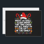 Schlaf auch unter dem Baumweihnachtsgeschenk Einladung<br><div class="desc">Schlaf auch unter dem Baumweihnachtsgeschenk</div>