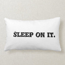 Schlaf auf ihm Kissen