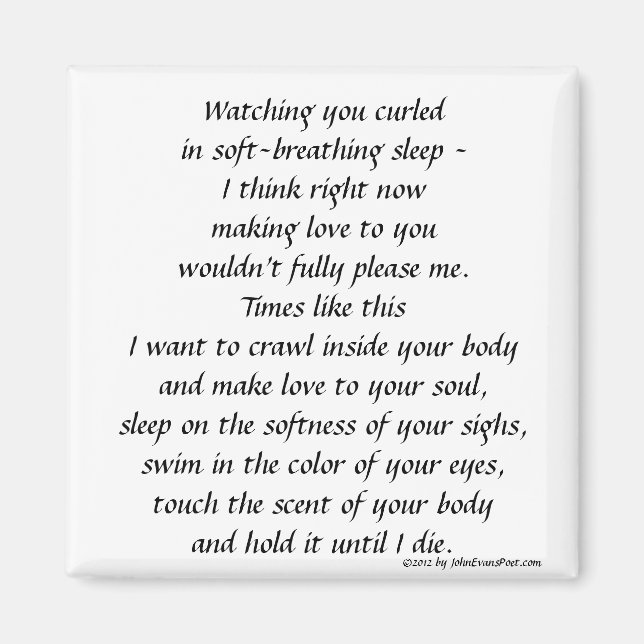 Schlaf beobachten magnet (Vorne)