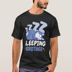 Schlaf Bruder mit einem Hund für den Bruder T-Shirt