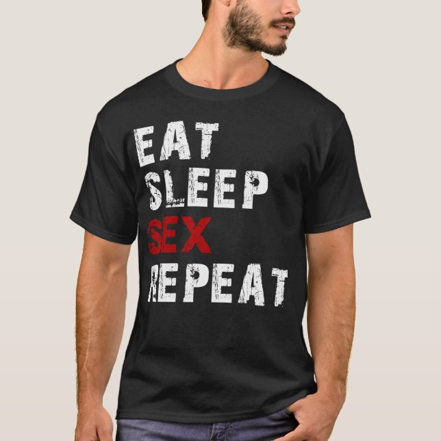 Schlaf essen x T-Shirt (Vorderseite)