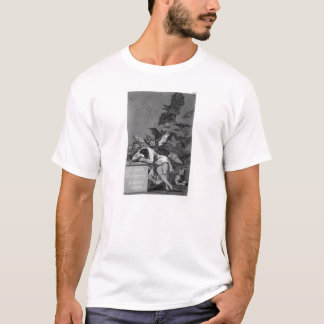 Schlaf Francisco Goya- des Grundes produziert T-Shirt