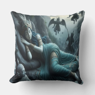 Schlaf Kriegergoddess Throw Kissen