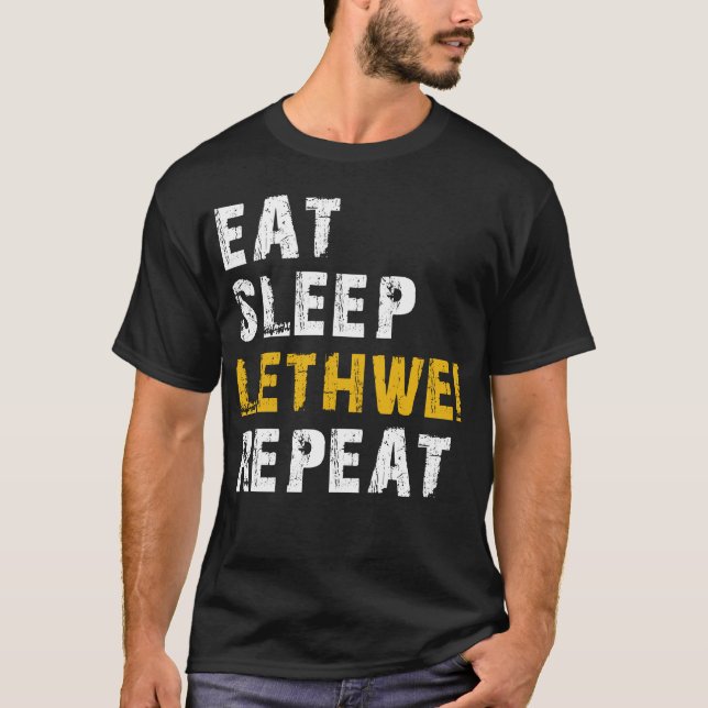 Schlaf lethwei T-Shirt (Vorderseite)