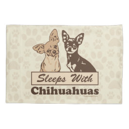 Schlaf mit Chihuahua Kissenbezug