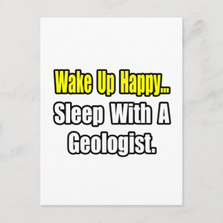 Schlaf mit einem Geologen Postkarte