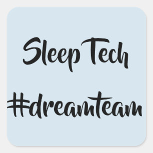 Schlaf-Technologie #dreamteam Aufkleber