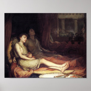 Schlaf und sein Halbbruder Tod (Trauer) Poster