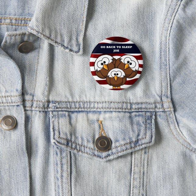 "SCHLAF WEITER JOE" KNOPF BUTTON (Beispiel)