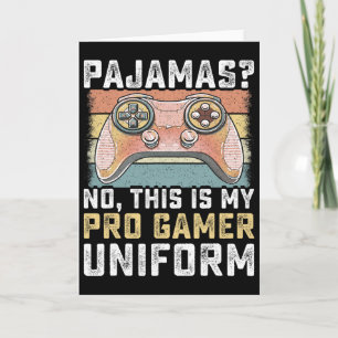 Schlafanzug Kein Pro Gamer Lustige Videospiele Jun Karte