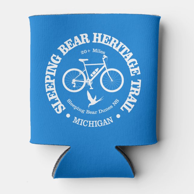 Schlafbär HT (Fahrradfahren) Dosenkühler (Vorderseite)