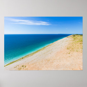 Schlafbärenduschen, Lake Michigan Poster