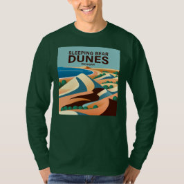 Schlafbear Dunes Michigan T-Shirt