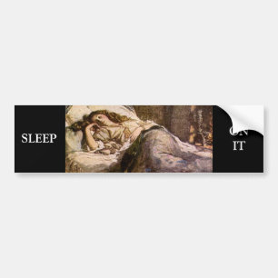 Schlafbehagen Autoaufkleber