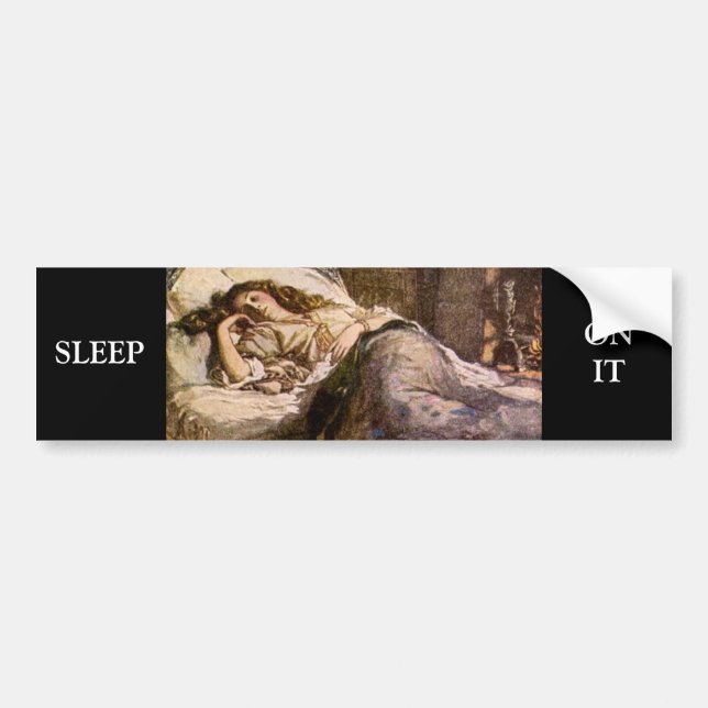 Schlafbehagen Autoaufkleber (Vorne)