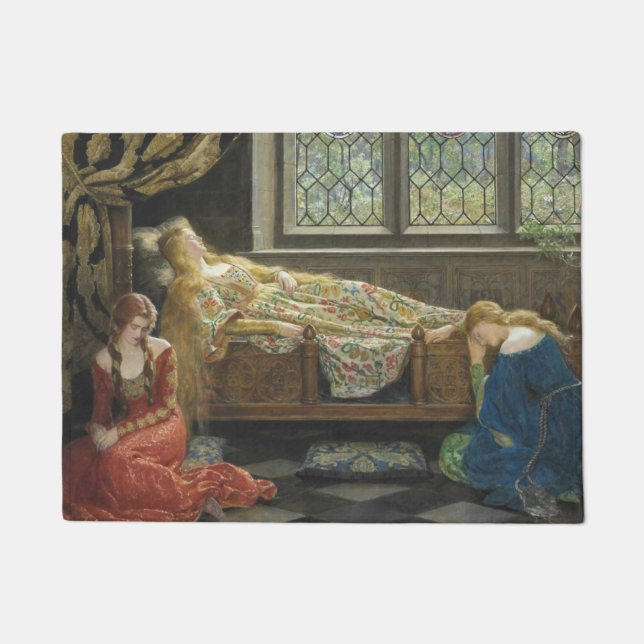 Schlafbehagen (von John Collier) Fußmatte (Vorderseite)