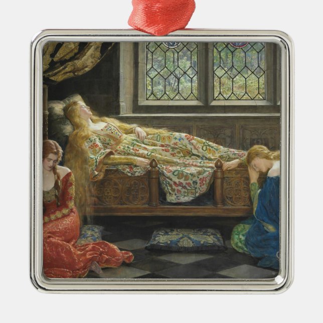 Schlafbehagen (von John Collier) Ornament Aus Metall (Vorne)