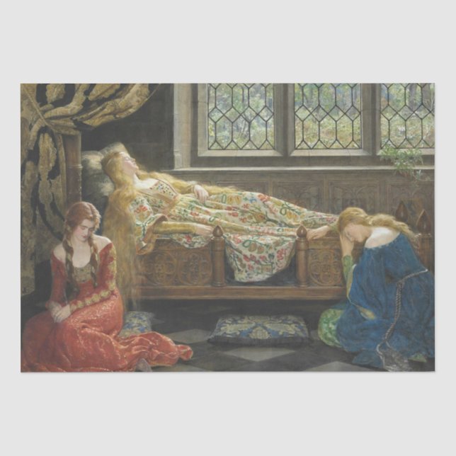 Schlafbehagen (von John Collier) Seidenpapier (Vorderseite)