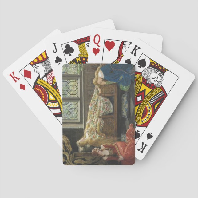 Schlafbehagen (von John Collier) Spielkarten (Rückseite)