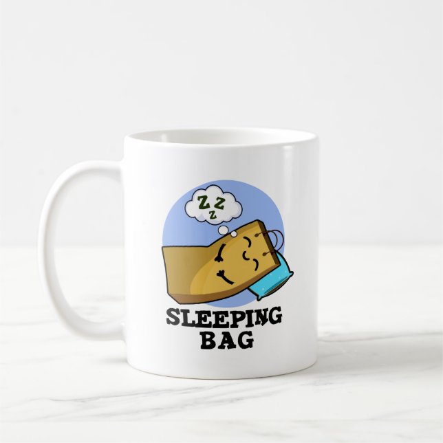 Schlafbeutel Funny Paper Bag Puff Kaffeetasse (Links)