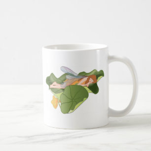 Schlafen auf Lotus-Blätter Kaffeetasse