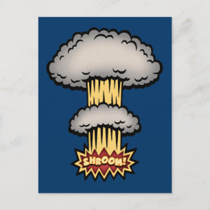 SCHLAFEN! -Farbe Postkarte