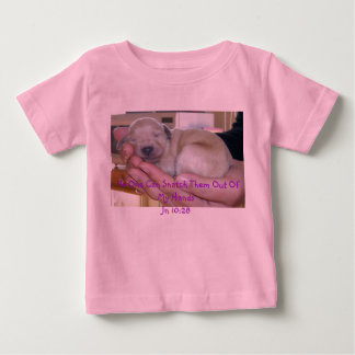 Schlafen Goldendoodle Puppy Scripting Säugling Shi Baby T-shirt