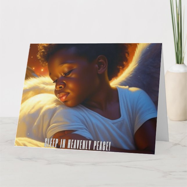 SCHLAFEN IN HIMMLISCHEM FRIEDEN KARTE (Vorderseite)