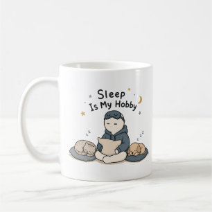 Schlafen ist mein Hobby Lustiger Schlaf-Liebhaber- Kaffeetasse