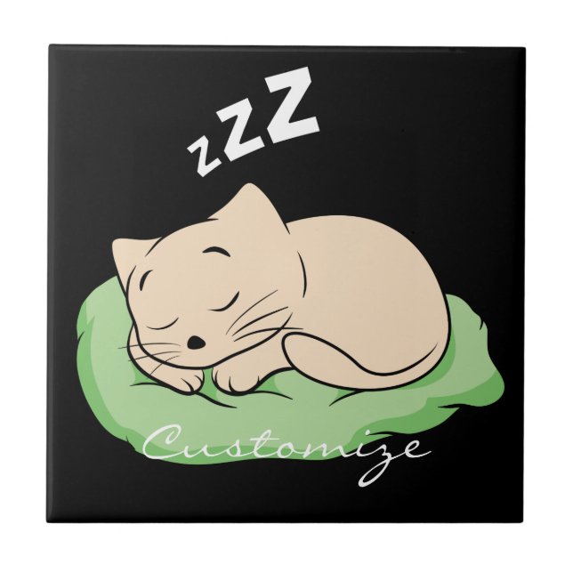 Schlafen Kitty Thunder_Cove Fliese (Vorderseite)