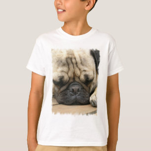 Schlafen Mops Kid's T - Shirt