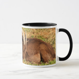 "Schlafen" neuer Mond-Bauernhof-Ziegen-Tasse Tasse