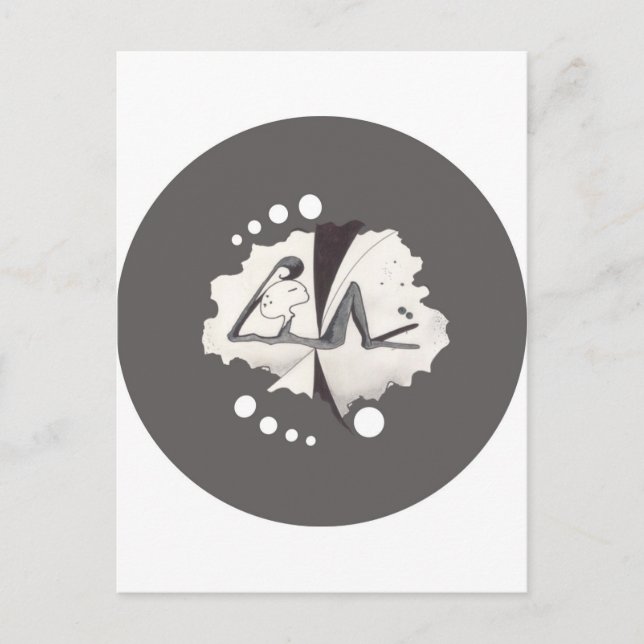 SCHLAFEN POSTKARTE (Vorderseite)