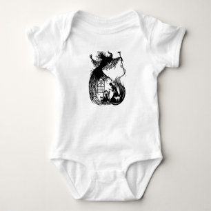 Schlafen Schönheit und die verworrene Hexe Baby Strampler