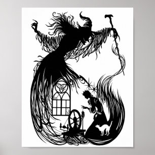 Schlafen Schönheit und die verworrene Hexe Poster