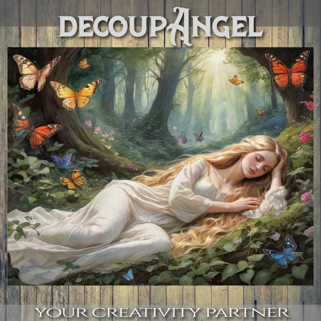 Schlafen Schönheit's Dreamscape - Decoupage - Seidenpapier (Von Creator hochgeladen)
