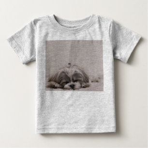 Schlafen Shih tzu Baby Shirt, Schlafhund Baby T-shirt