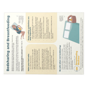 Schlafen und Stillen weg (Englisch) Notizblock