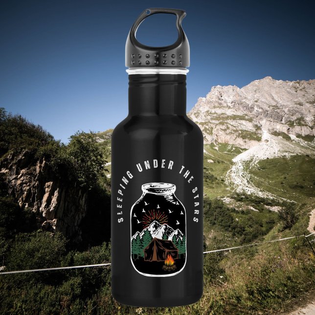 Schlafen unter den Sternen Außenpolitisches Campin Edelstahlflasche (Von Creator hochgeladen)