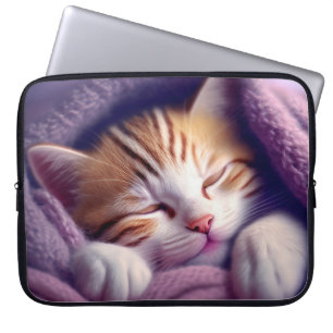 SCHLAFEN VON KATZKUNSTLAPTOP-SCHLAF LAPTOPSCHUTZHÜLLE