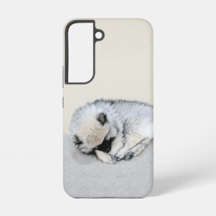 Schlafen Welpenmalerei Original Hundekunst Samsung Galaxy Hülle