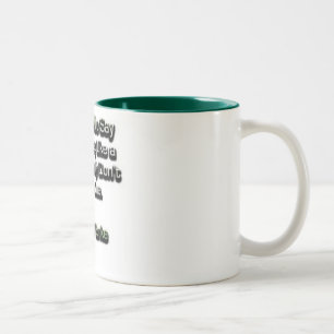 Schlafen wie ein Baby? Zweifarbige Tasse
