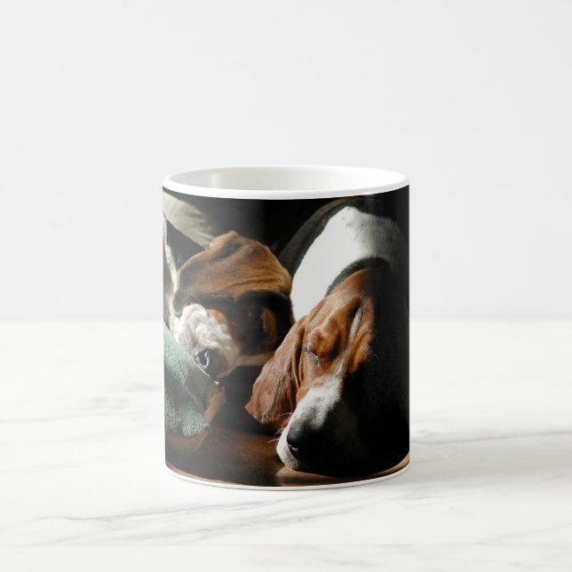 Schlafendachshundjagdhund-Tasse Kaffeetasse (Mittel)