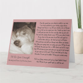 Schlafende alte akita Hund Tier Beileid Gedicht gr Karte